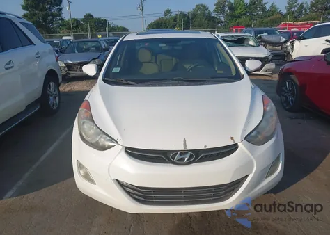 2012 Hyundai Elantra Gls/Limited from USA, damaged, VIN 5NPDH4AE4CH118507